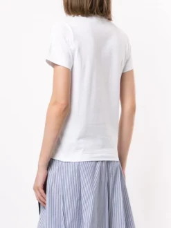 Comme Des Garçons Play T-shirt à Patch Logo Femme -Comme Des Garçons Play Soldes Boutique 14944936 26049543 600