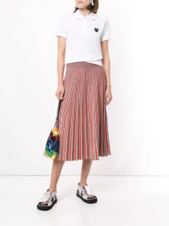 Comme Des Garçons Play WHITE Polo à Patch Logo Femme 8 Comme Des Garçons Play WHITE Polo à Patch Logo Femme -Comme Des Garçons Play Soldes Boutique 14944940 26049586 600