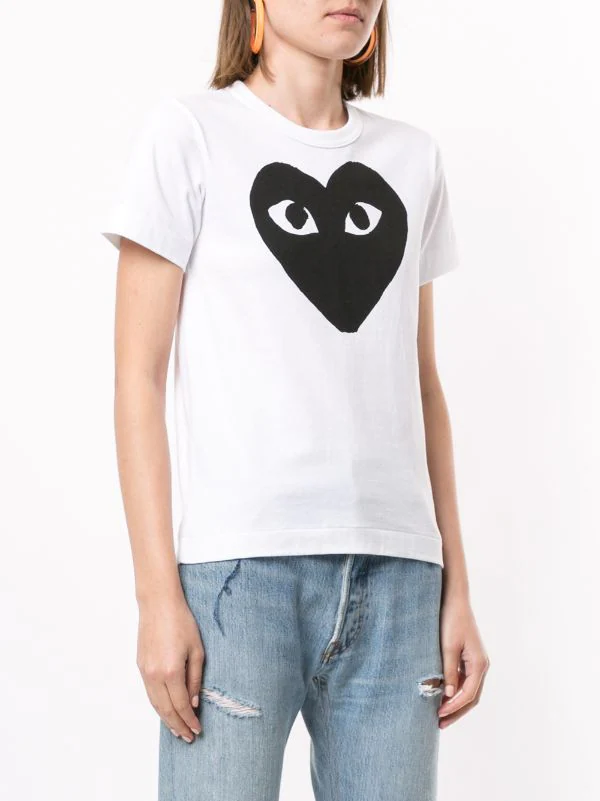 Comme Des Garçons Play 001 T-shirt à Logo Imprimé Femme 5 Comme Des Garçons Play 001 T-shirt à Logo Imprimé Femme – Image 3