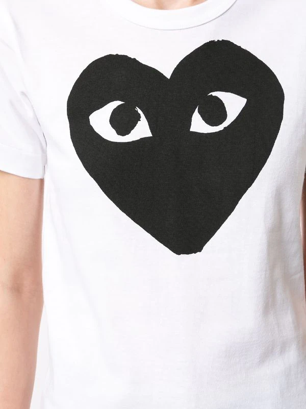 Comme Des Garçons Play 001 T-shirt à Logo Imprimé Femme 7 Comme Des Garçons Play 001 T-shirt à Logo Imprimé Femme – Image 5