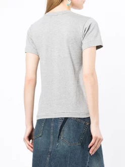 Comme Des Garçons Play T-shirt à Logo Imprimé 001 -Comme Des Garçons Play Soldes Boutique 14944946 37709678 600