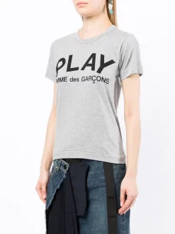 Comme Des Garçons Play T-shirt à Logo Imprimé 001 -Comme Des Garçons Play Soldes Boutique 14944946 37710266 600
