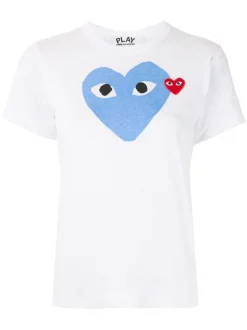 Comme Des Garçons Play T-shirt Imprimé à Logo Femme