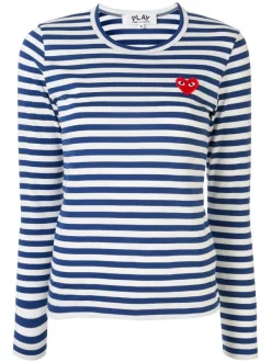 Comme Des Garçons Play T-shirt à Patch Logo 002