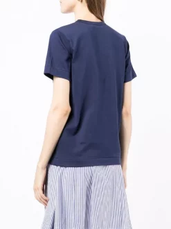 Comme Des Garçons Play 001 T-shirt à Logo Imprimé Femme -Comme Des Garçons Play Soldes Boutique 14944988 37709681 600