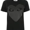 Comme Des Garçons Play 001 T-shirt à Logo Imprimé Femme -Comme Des Garçons Play Soldes Boutique 14944995 26134854 600