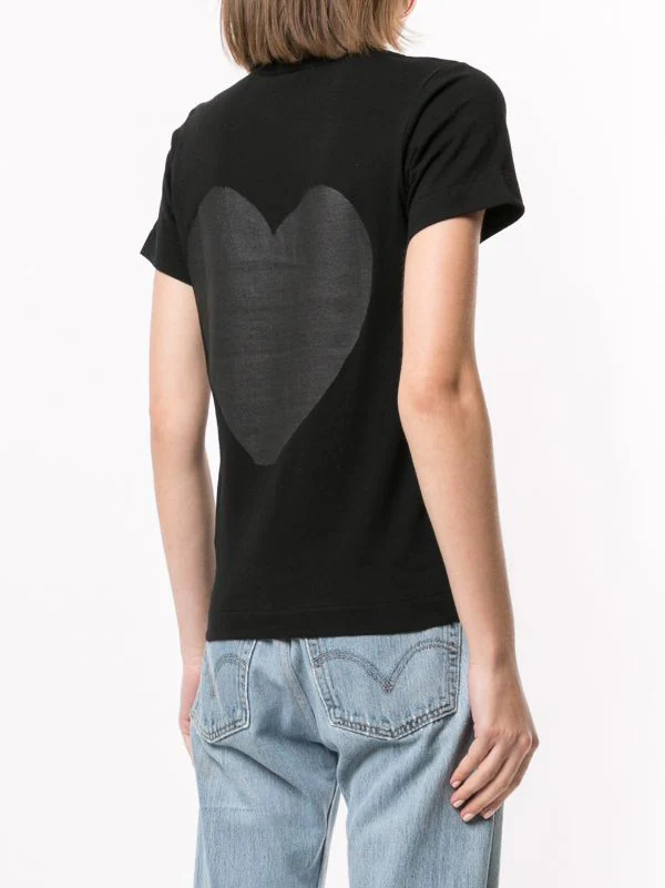 Comme Des Garçons Play 001 T-shirt à Logo Imprimé Femme 6 Comme Des Garçons Play 001 T-shirt à Logo Imprimé Femme – Image 4