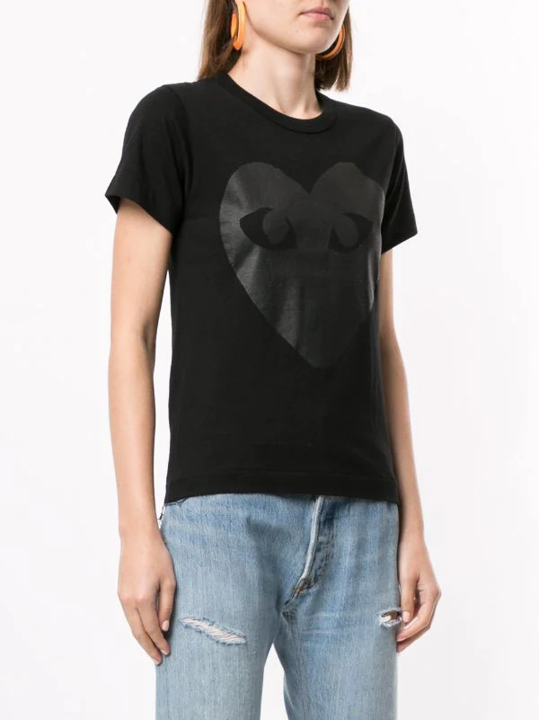 Comme Des Garçons Play 001 T-shirt à Logo Imprimé Femme 5 Comme Des Garçons Play 001 T-shirt à Logo Imprimé Femme – Image 3