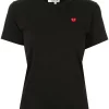 Comme Des Garçons Play BLACK T-shirt à Patch Logo Femme -Comme Des Garçons Play Soldes Boutique 14945000 26052670 600