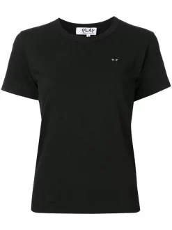 Comme Des Garçons Play T-shirt à Patch Logo Femme