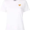 Comme Des Garçons Play T-shirt à Patch Logo WHITE