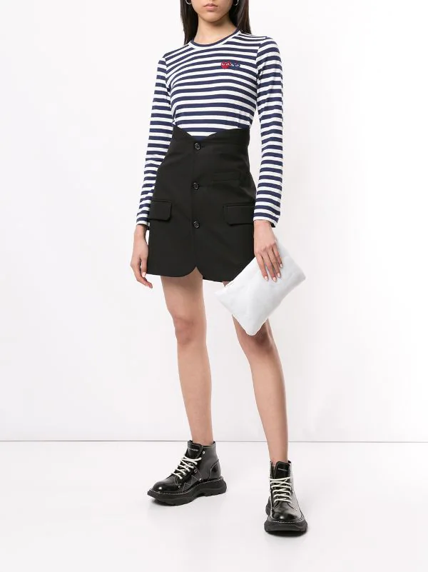 Comme Des Garçons Play NAVY Top Bandeau à Rayures Femme 4 Comme Des Garçons Play NAVY Top Bandeau à Rayures Femme – Image 2