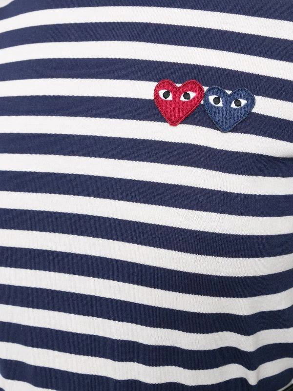 Comme Des Garçons Play NAVY Top Bandeau à Rayures Femme 7 Comme Des Garçons Play NAVY Top Bandeau à Rayures Femme – Image 5