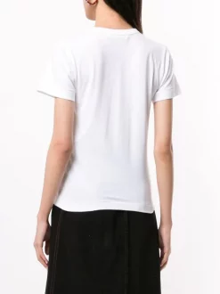 Comme Des Garçons Play WHITE T-shirt à Imprimé Cœur Femme -Comme Des Garçons Play Soldes Boutique 14945071 26127176 600