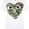 Comme Des Garçons Play T-shirt à Logo Imprimé Femme -Comme Des Garçons Play Soldes Boutique 14945074 26050814 600