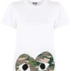 Comme Des Garçons Play T-shirt à Logo Imprimé Femme -Comme Des Garçons Play Soldes Boutique 14945076 26127178 600