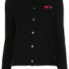 Comme Des Garçons Play Cardigan à Patch Logo Femme -Comme Des Garçons Play Soldes Boutique 14988495 24948552 600