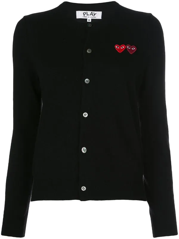 Comme Des Garçons Play Cardigan à Patch Logo Femme 3 Comme Des Garçons Play Cardigan à Patch Logo Femme