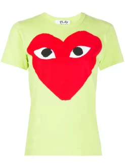 Comme Des Garçons Play T-shirt Imprimé Devant Femme