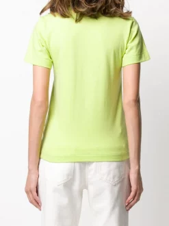 Comme Des Garçons Play 2 GREEN T-shirt à Patch Brodé Femme -Comme Des Garçons Play Soldes Boutique 15193177 26226945 600