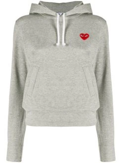 Comme Des Garçons Play Sweat à Capuche à Logo Femme