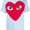 Comme Des Garçons Play T-shirt à Logo 051 NAVY -Comme Des Garçons Play Soldes Boutique 15204021 26356783 600