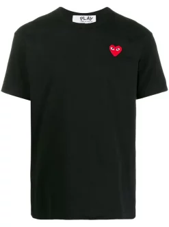 Comme Des Garçons Play T-shirt à Patch Logo Homme