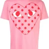 Comme Des Garçons Play T-shirt à Logo Imprimé PINK 1 Comme Des Garçons Play T-shirt à Logo Imprimé PINK -Comme Des Garçons Play Soldes Boutique 15213965 26402502 600