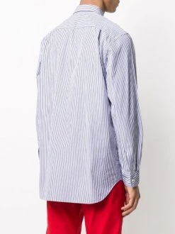 Comme Des Garçons Play Chemise Rayée à Logo Brodé 1 BLUE -Comme Des Garçons Play Soldes Boutique 15219739 26527447 600