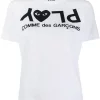 Comme Des Garçons Play T-shirt Play à Logo BIANCO -Comme Des Garçons Play Soldes Boutique 15228386 26523549 600