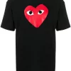 Comme Des Garçons Play T-shirt à Logo Imprimé Homme