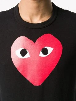 Comme Des Garçons Play T-shirt à Logo Imprimé Homme -Comme Des Garçons Play Soldes Boutique 15240484 26416263 600
