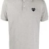 Comme Des Garçons Play Polo à Logo Poitrine 1 GREY -Comme Des Garçons Play Soldes Boutique 15256906 26508955 600