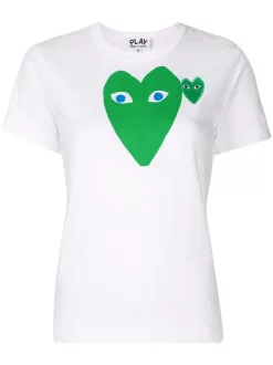 Comme Des Garçons Play T-shirt à Logo Imprimé Femme