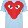 Comme Des Garçons Play T-shirt à Logo Imprimé BLUE 2 Comme Des Garçons Play T-shirt à Logo Imprimé BLUE -Comme Des Garçons Play Soldes Boutique 15294909 26811802 600