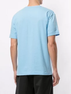 Comme Des Garçons Play T-shirt à Logo Imprimé BLUE -Comme Des Garçons Play Soldes Boutique 15294909 26811804 600