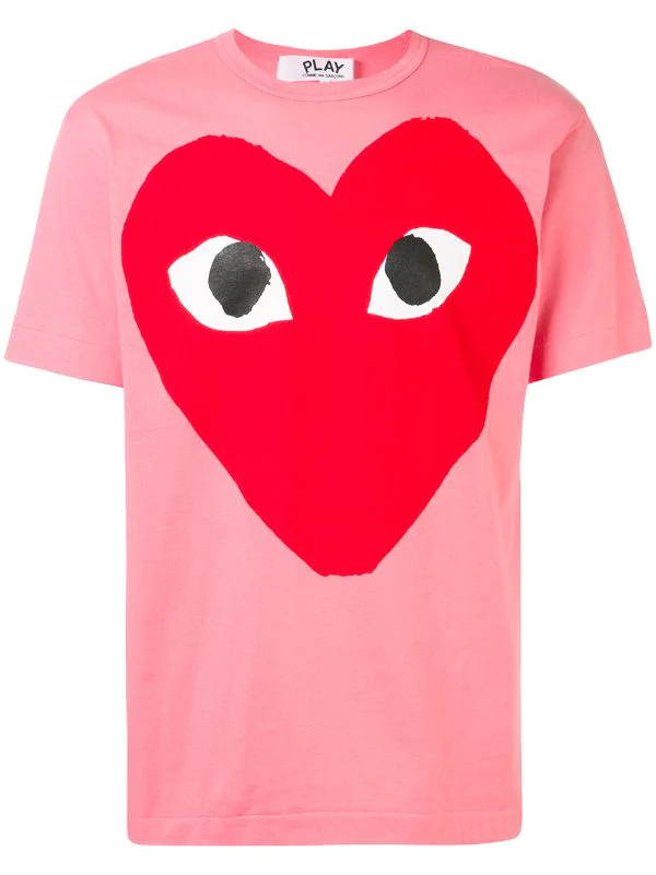 Comme Des Garçons Play T-shirt Oversize à Logo Imprimé Homme 3 Comme Des Garçons Play T-shirt Oversize à Logo Imprimé Homme