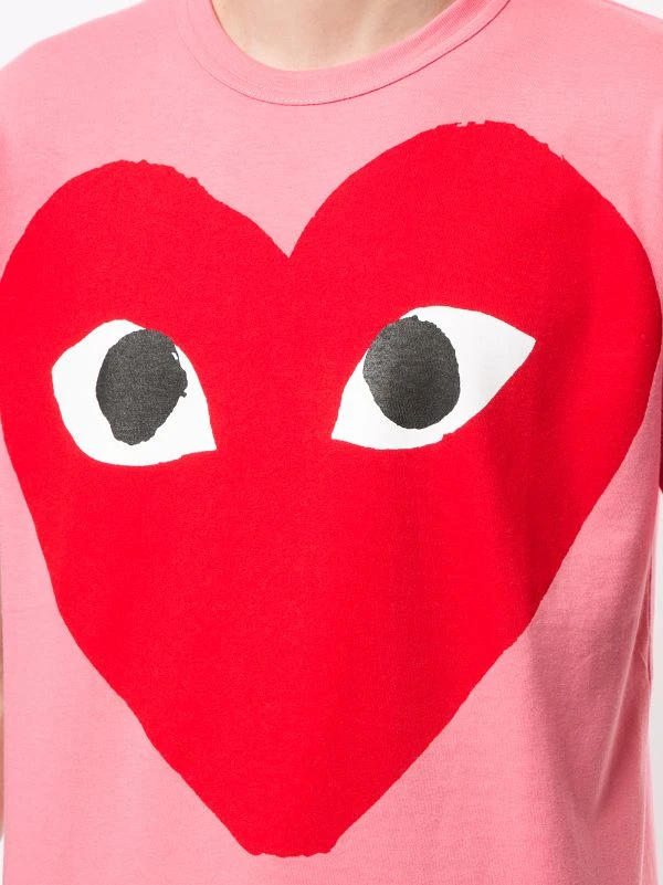 Comme Des Garçons Play T-shirt Oversize à Logo Imprimé Homme 7 Comme Des Garçons Play T-shirt Oversize à Logo Imprimé Homme – Image 5