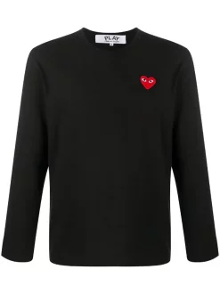 Comme Des Garçons Play T-shirt à Patch Cœur NERO