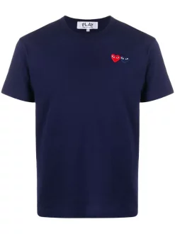 Comme Des Garçons Play T-shirt à Patch Cœurs Homme