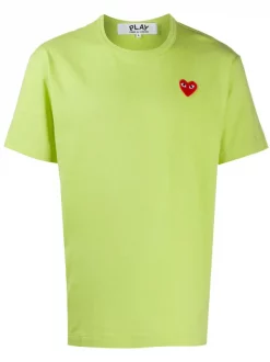Comme Des Garçons Play T-shirt à Logo Cœur LIME