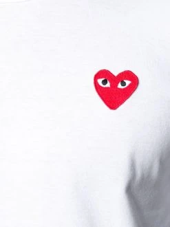 Comme Des Garçons Play T-shirt à Patch Coeur Homme -Comme Des Garçons Play Soldes Boutique 15563386 28149390 600