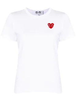 Comme Des Garçons Play T-shirt à Logo Imprimé Femme