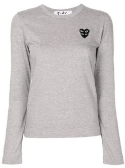 Comme Des Garçons Play T-shirt à Patch Logo Femme