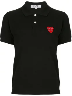 Comme Des Garçons Play Polo à Patch Logo Femme