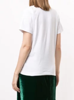 Comme Des Garçons Play T-shirt à Logo Imprimé 1 WHITE -Comme Des Garçons Play Soldes Boutique 15649340 28542455 600