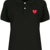 Comme Des Garçons Play Polo à Logo Imprimé 1 BLACK -Comme Des Garçons Play Soldes Boutique 15649346 28542489 600