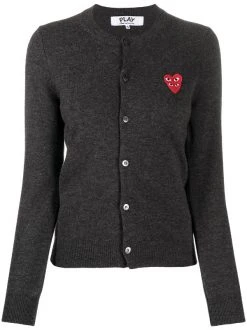 Comme Des Garçons Play Cardigan à Patch Logo Femme