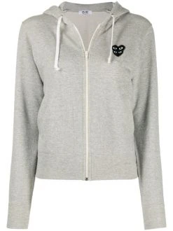 Comme Des Garçons Play Hoodie à Patch Logo Femme