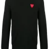 Comme Des Garçons Play Pull à Patch Logo Homme -Comme Des Garçons Play Soldes Boutique 16053431 30013846 600